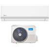 MIDEA Climatizzatore 9000 Btu Inverter Monosplit Condizionatore con Pompa di Calore Classe A++/A+ R32 (Unità Interna + Unità Esterna) - MSAGSAU-09HRDN8 + MOX102-09HFN8/LT Elegance