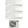 Ariston Climatizzatore Trial Split Inverter 9000 + 9000 + 12000 Btu Condizionatore con Pompa di Calore Classe A++/A+(Unità Interne + Unità Esterna) - 2 x 3381254 + 3381255 + 3381525 Prios C MUD TRIAL 80