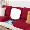 BOLUXIU Federa per cuscino per divano, elastica, disponibile in diversi colori, adatta a tutti i divani, rosso, M Plus (94-134,6 cm)