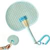 KASESSS Ventaglio di Palma, Piccolo Ventaglio da Borsetta, Ventaglios Stile Cinese con Cordino, Ventaglios da Portatile per Festival, Matrimonio, Compleanno, Decorazioni di Casa, Rinfrescarsi d'Estate