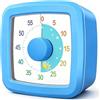 MEPHILIMIA Timer visivo per bambini 60 minuti, timer di conto alla rovescia per bambini e adulti, strumenti di gestione del tempo con funzionamento silenzioso per scuola, ufficio, cucina, motivo luna e cielo