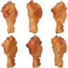 SUNNYCLUE 6 pezzo di Coscia di Pollo Realistica Pollo Fritto Artificiale Imitazione Simulata di Cibo Fritto MoDellso Realistico di Bacchette Strumenti di Scena per La Decorazione di Feste di Casa Cuci
