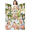 LMQJDZ Coperta Personalizzata- Cintura Con foto testo, festa del padre, festa della madre, famiglia, regali di San Valentino, (9 foto)