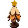 Generico Set sottopentola in legno per piatti caldi, pentole calde e padelle, sottobicchieri a forma di albero naturale, set sottopentola con tovagliette organizer per la cena, poggiapentola resistente calore