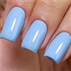 Imtiti Smalto per unghie, 1Pz. smalto gel UV LED blu pastello, a lunga durata, nail art manicure fai da te a casa per la primavera e l'estate (10ML-966)