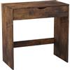URBNLIVING Tavolino da toeletta in legno con 1 cassetto