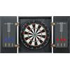 SPORTNOW Bersaglio per Freccette con Mobile, 6 Freccettee 2 Tabelloni Punteggi, 100x55x9cm, Nero | Aosom Italy