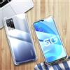 XDAG Custodia per telefono in silicone antiurto Airbag per OPPO A54 A74 A94 Funda A55 A95 A93 A93S 4G Fotocamera protettiva Capa 5G Cover trasparente