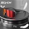 SCVCN Uomo bicicletta Occhiali da sole da ciclismo Donna MTB bici da strada Occhiali da guida Sport all'aria aperta Occhiali da corsa UV400 Occhiali da trekking