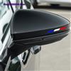 NONE Adesivo specchietto retrovisore auto tri colori 4 pezzi per Renault Megane RS Clio ZOE