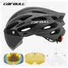 CAIRBULL Casco da ciclismo Light Road Mtb Mountain Bike Casco da bicicletta Led L per uomo Donna Casco da bicicletta visorizzato Casco Accessori