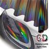 WANLUNLI Auto Moto Vinile Wrap Foil Laser Fari a nido d'ape Fanale posteriore Pellicola tinta Modifica adesivi che cambiano colore Car styling