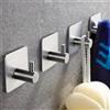 NONE Ganci adesivi in acciaio inossidabile in stile moderno per riporre gli disordine dei cappelli dei vestiti della cucina della stanza del bagno