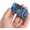 Qiilu DC 5V-36V Trigger Cycle Delay Timer Switch Turn On Off modulo relè con Display a LED modulo Timer regolabile