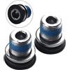TOOPRE Vite da 2 pezzi vite per staffa inferiore scanalata per Mountain Bike vite a manovella scanalata M15 antiruggine per albero centrale scanalato shimano ES25
