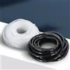 NONE Guaina per Cavi a Spirale 4mm/8mm/30mm, Tubo Trasparente per Organizzazione e Protezione dei Cavi, Nastro in Plastica per Gestione Fili