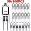 NONE 10/50/100PCS G4 12V 10W 20W Lampadine a LED Eco Lampadine alogene Capsula inserita Perline Lampada di cristallo Lampadina alogena all'ingrosso