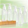 NONE Flacone per estrusione con pompa con fibbia trasparente in plastica addensata da 5 pezzi da 100 ml, gel doccia shampoo, ecc.
