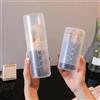 NONE Organizer per pennelli per trucco di grande capacità ad altezza regolabile - Scatola portaoggetti portatile in plastica trasparente impermeabile con coperchio antipolvere