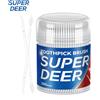FAWN MUM 300 pezzi spazzolino stuzzicadenti in scatola stuzzicadenti in plastica usa e getta spazzolino interdentale per uso domestico raccolta dei denti filo interdentale