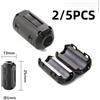 NONE 2/5pcs 5 millimetri Nucleo di Ferrite Cavo Anello Filtro di Rumore Per Il Soppressore di Rumore Anello del Filtro Cavo Clip Sul Cavo di Alimentazione cavi Video strumenti