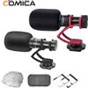 Comica CVM-VM10II Microfono professionale per fucile con supporto antiurto per iPhone, fotocamera DSLR, microfono per fotocamera smartphone Android