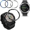 ASEOOP Lunetta in acciaio inossidabile per Garmin Fenix 7X 7 8 47/51mm Epix 6 6X Tactix Smartwatch Protezione copertura in metallo Anello paraurti Orologio sportivo