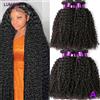 Lumiere Hair 28 30 pollici Afro Crespo Riccio Fasci di Capelli Umani Affare Brasiliano Afro Profondo Jerry Ricci Crudi Vergini Capelli Umani Tessuto Estensione Dei Capelli