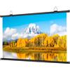 XIAOHUI Schermo per proiettore HD spesso anti-luce 16:9 Schermo per proiezione domestica a parete senza foro 60/72/84/92/100/110/120/133 pollici