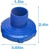 NONE Adattatore per piscina per skimmer di superficie Intex Adattatore per tubo flessibile per montaggio a parete B Connettore per piscina Lavatrice per piscina esterna Accessori puliti