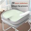 NONE Cuscino ergonomico per sedia da ufficio in memory foam da 1 pezzo, supporto regolabile per fianchi e vita, comfort portatile per uso domestico, auto e ufficio