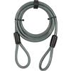 Yale Cavo di Sicurezza Standard Nero YC1/10/220/1 con Cavo Flessibile in Acciaio per Bicicletta 2200 mm