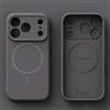 NONE Silicone liquido originale magnetico per custodia per telefono Magsafe per iPhone 17 16 15 14 13 12 Pro Max 16 Plus 17Air Skin Feel Cover morbida