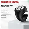 NONE Anello di scorrimento Otturatore per dito wireless Girapagina per telecomando Controller per telefono cellulare Compatibile con Bluetooth per auto da viaggio a casa