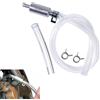 VIBRATITE Kit di spurgo dei freni in gomma per tubo di estrazione dell'olio trasparente Valvole di ritegno unidirezionale Sostituzione del tubo di spurgo dei freni a collegamento rapido