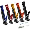 NONE Cavalletto universale per moto, staffa per cavalletto da parcheggio, supporto laterale per piede, supporto per stampella, accessori per moto da cross