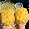 NONE Giocattolo Antistress Gigante a Forma di Formaggio, Squishy Extra Large, Giocattolo Modellabile a Lenta Risalita, Palla Antistress per Adulti, Regalo