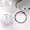 NONE Braccialetti Chakra in Pietra Naturale Curativa per Donne, Cristalli Spirituali per Alleviare l'Ansia, 7 Chakra, Regalo per Meditazione e Relax