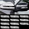 TESLA 2 Pezzi Adesivi in Vinile per Specchietto Retrovisore Ford Focus Shelby Mondeo Fusion Mustang Fiesta Escape, Accessori Decorativi per Auto
