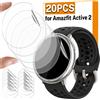 NONE 20/1PCS Pellicola Protettiva per Schermo Amazfit Active 2, Pellicola Morbida in TPU Idrogel per Smartwatch Amazfit Active 2