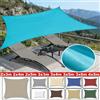 NONE Tendalino parasole impermeabile in tela per auto, giardino, terrazza, piscina rettangolare, disponibile in 13 colori