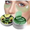 Water Ice Levin Maschera per Occhi Ricca di Avocado con Acido Ialuronico e Miscela di Burro di Cacao Trattamento per Occhiaie, Borse sotto gli Occhi e Rughe. Watericelevin 90g.