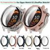 NONE Custodia in PC + Vetro Temperato per OnePlus Watch 4, Protezione Completa Antiurto per Smartwatch Oppo Watch X3, Accessorio Guscio Protettivo