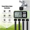 Timer per Irrigazione con 4 Valvole, Sistema Automatico per Giardino e Prato, Impermeabile IPX5