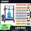Longer Stampante 3D Longer LK5 Pro, 90% preassemblata, design triangolare, 3 kit, chipset TMC2208, scheda madre silenziosa, 300 x 300 x 400 mm