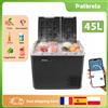 Patbrela Frigoriferi e Congelatori per Auto a Doppia Zona Patbrela 45L, Sinistra -20-0 ℃ Destra 0-20 ℃ Frigorifero a Compressore 12V/24V con Controllo APP, Box Refrigerante a Compressore per Auto, Campeggio,