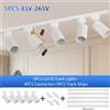 LANGYUE Faretto LED da Soffitto GU10, Lampada da Soffitto LED 110V 220V per Soggiorno e Cucina, Sistema di Illuminazione a Binario, Set di Faretti