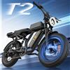 Urlife T2 E-Car, batteria 48V 15.6Ah, velocità 25KM/H, autonomia 120KM, pneumatici Fat Rip 20*4 pollici, telaio in ferro ad alto tenore di carbonio, auto elettrica, spedizione gratuita