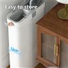 NONE Mop piatto senza mani 47/57 cm con set secchio, sistema di pulizia pavimenti bagnati e asciutti con separatore, per soggiorno, bagno, casa, con panni.