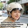 NONE Casco Mezzo Integrale Certificato 3C per E-Scooter/Moto, Unisex, Protezione Solare per Tutte le Stagioni, Casco di Sicurezza